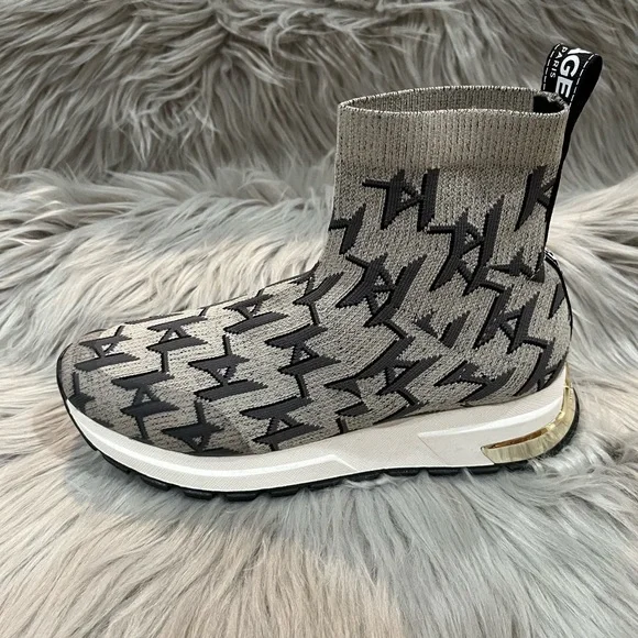 Karl Lagerfeld Women’s Logo Sock Sneakers, New
